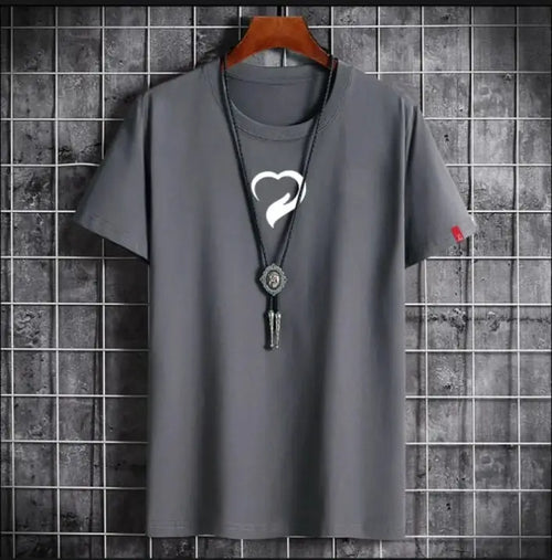 1 Pc Men's Cotton Printed T-Shirt
