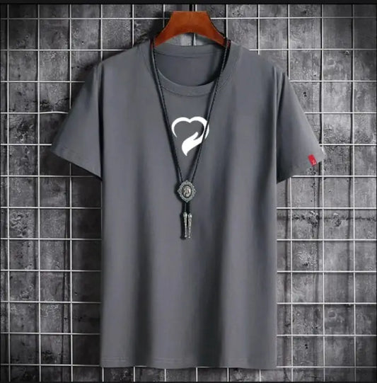 1 Pc Men's Cotton Printed T-Shirt